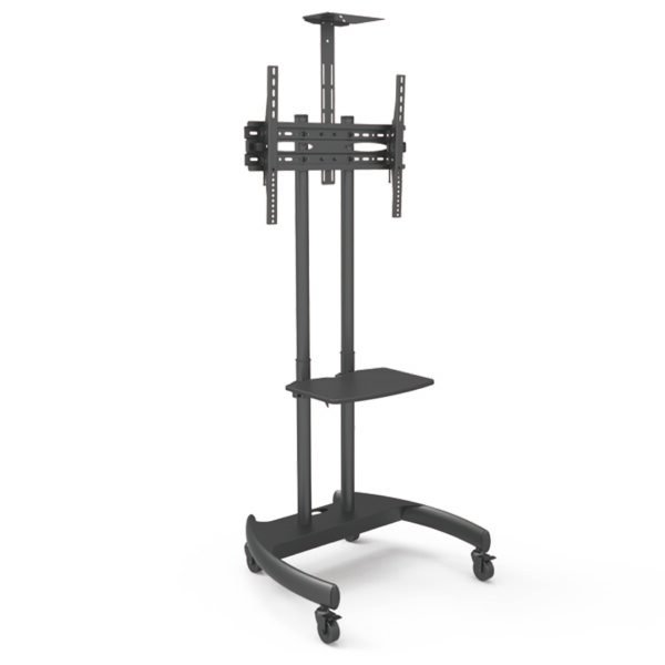 Hamood Height Adjustable Mobile TV Cart with Shelf HMD-1446