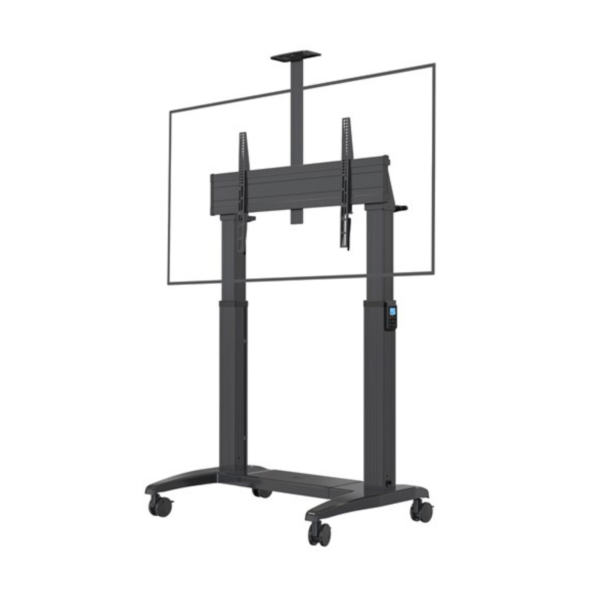 MODERN STEEL MOTORIZED REMOTE CONTROL TV FLOOR STAND NB T100(V150)