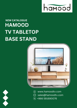 TV TABLETOP STAND n